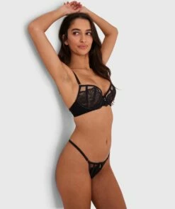 Bryanna Mini V - Black -BRAS N THINGS Shop bryanna mini v black 01443802 10