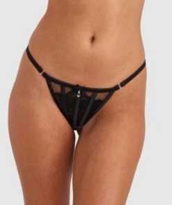 Bryanna Mini V - Black -BRAS N THINGS Shop bryanna mini v black 01443802 15