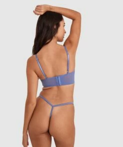 Bryanna Mini V - Blue -BRAS N THINGS Shop bryanna mini v blue 01443801 10