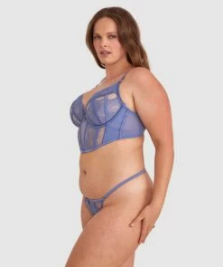 Bryanna Mini V - Blue -BRAS N THINGS Shop bryanna mini v blue 01443801 6