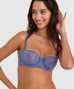 Bryanna Underwire Bra - Blue