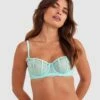 Bryanna Underwire Bra - Light Green