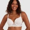 Chicago Contour Plunge Bra - Ivory