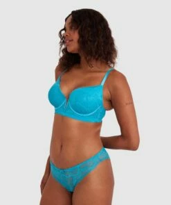Chicago Contour Plunge Bra - Light Blue -BRAS N THINGS Shop chicago contour plunge bra light blue 01477102 9