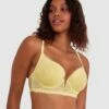 Chicago Contour Plunge Bra - Light Yellow