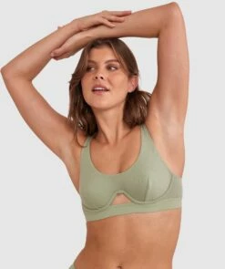Chill Balconette Bra - Khaki -BRAS N THINGS Shop chill balconette bra khaki 01442602 15