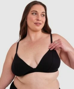 Chill Bralette - Black -BRAS N THINGS Shop chill bralette black 01442401 15