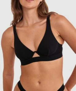 Chill Plunge Bra - Black
