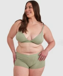 Chill Shortie - Khaki -BRAS N THINGS Shop chill shortie khaki 01439802 5