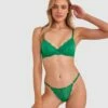 Clara Underwire & Mini V Set - Green