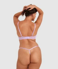 Clara Underwire & Mini V Set - Lilac -BRAS N THINGS Shop clara underwire mini v set lilac 01490402 7