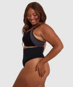 Cooling Seamfree High Waist V-String - Black -BRAS N THINGS Shop cooling seamfree high waist v string black 00552702 5