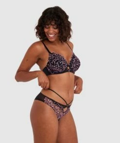 Demi Brazilian Knicker - Black -BRAS N THINGS Shop demi brazilian knicker black 01477501 7