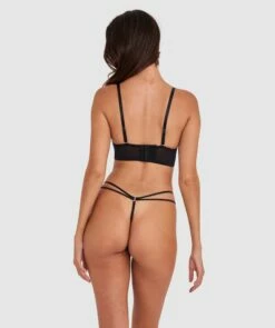 Demi Mini V - Black -BRAS N THINGS Shop demi mini v black 01477401 8