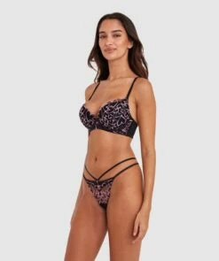 Demi Mini V - Black -BRAS N THINGS Shop demi mini v black 01477401 9