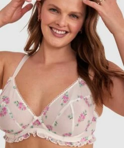 Elodie Full Cup Underwire Bra - Print Floral -BRAS N THINGS Shop elodie full cup underwire bra print floral 01445401 5