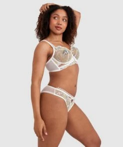 Enchanted A Daisy Summer Brazilian Knicker - Ivory 8 Enchanted A Daisy Summer Brazilian Knicker - Ivory -BRAS N THINGS Shop enchanted a daisy summer brazilian knicker ivory 01450701 7