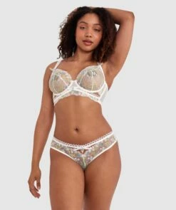 Enchanted A Daisy Summer Brazilian Knicker - Ivory 10 Enchanted A Daisy Summer Brazilian Knicker - Ivory -BRAS N THINGS Shop enchanted a daisy summer brazilian knicker ivory 01450701 9