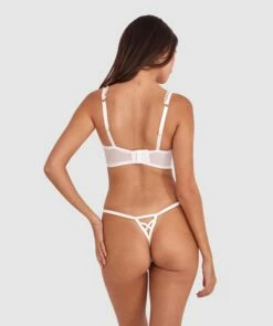 Enchanted A Daisy Summer V String - Ivory -BRAS N THINGS Shop enchanted a daisy summer v string ivory 01450601 14