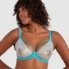 Enchanted Andrina Underwire Bra - Aqua