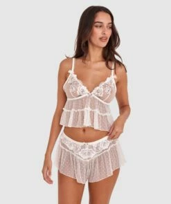 Enchanted Blooms Of Lisse Cami - Ivory -BRAS N THINGS Shop enchanted blooms of lisse cami ivory 01488001 2