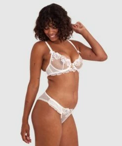 Enchanted Blooms Of Lisse Underwire Bra - Ivory -BRAS N THINGS Shop enchanted blooms of lisse underwire bra ivory 01459801 2