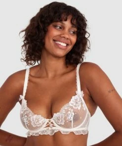 Enchanted Blooms Of Lisse Underwire Bra - Ivory