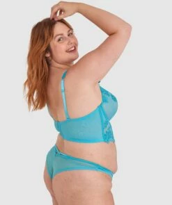 Enchanted Buy Yourself Flowers Plunge Underwire Bra - Aqua 10 Enchanted Buy Yourself Flowers Plunge Underwire Bra - Aqua -BRAS N THINGS Shop enchanted buy yourself flowers plunge underwire bra aqua 01292503 17