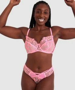 Enchanted Dreaming Of You Brazilian Knicker - Pink -BRAS N THINGS Shop enchanted dreaming of you brazilian knicker pink 01359802 15