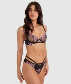 Enchanted Falling For You Underwire Bra - Black 10 Enchanted Falling For You Underwire Bra - Black -BRAS N THINGS Shop enchanted falling for you underwire bra black 01420301 1