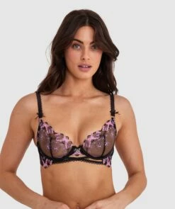 Enchanted Falling For You Underwire Bra - Black 8 Enchanted Falling For You Underwire Bra - Black -BRAS N THINGS Shop enchanted falling for you underwire bra black 01420301 5