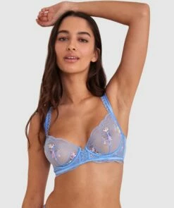 Enchanted Florentine Underwire Bra - Sky Blue -BRAS N THINGS Shop enchanted florentine underwire bra sky blue 01420701 10