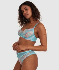 Enchanted Mariposa Full Cup Bra - Aqua 7 Enchanted Mariposa Full Cup Bra - Aqua -BRAS N THINGS Shop enchanted mariposa full cup bra aqua 01397001 4