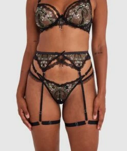 Enchanted Moonlight In Vermont Suspender - Black