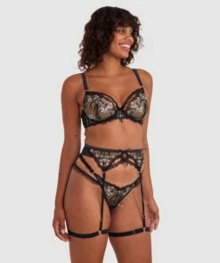 Enchanted Moonlight In Vermont Suspender - Black -BRAS N THINGS Shop enchanted moonlight in vermont suspender black 01462501 5