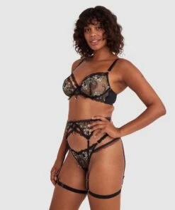 Enchanted Moonlight In Vermont Suspender - Black -BRAS N THINGS Shop enchanted moonlight in vermont suspender black 01462501 6