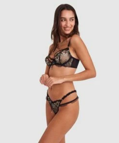 Enchanted Moonlight In Vermont Underwire Bra - Black -BRAS N THINGS Shop enchanted moonlight in vermont underwire bra black 01462201 2