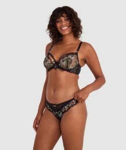 Enchanted Moonlight In Vermont Underwire Bra - Black -BRAS N THINGS Shop enchanted moonlight in vermont underwire bra black 01462201 3