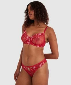 Enchanted Sakura Full Cup Bra - Red -BRAS N THINGS Shop enchanted sakura full cup bra red 01447801 9