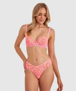 Enchanted Sweet Like Candy Brazilian Knicker - Pink -BRAS N THINGS Shop enchanted sweet like candy brazilian knicker pink 01463401 8
