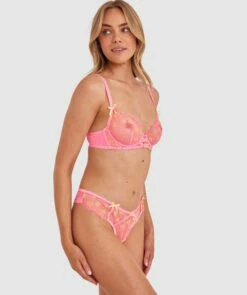 Enchanted Sweet Like Candy Underwire Bra - Pink -BRAS N THINGS Shop enchanted sweet like candy underwire bra pink 01463201 7