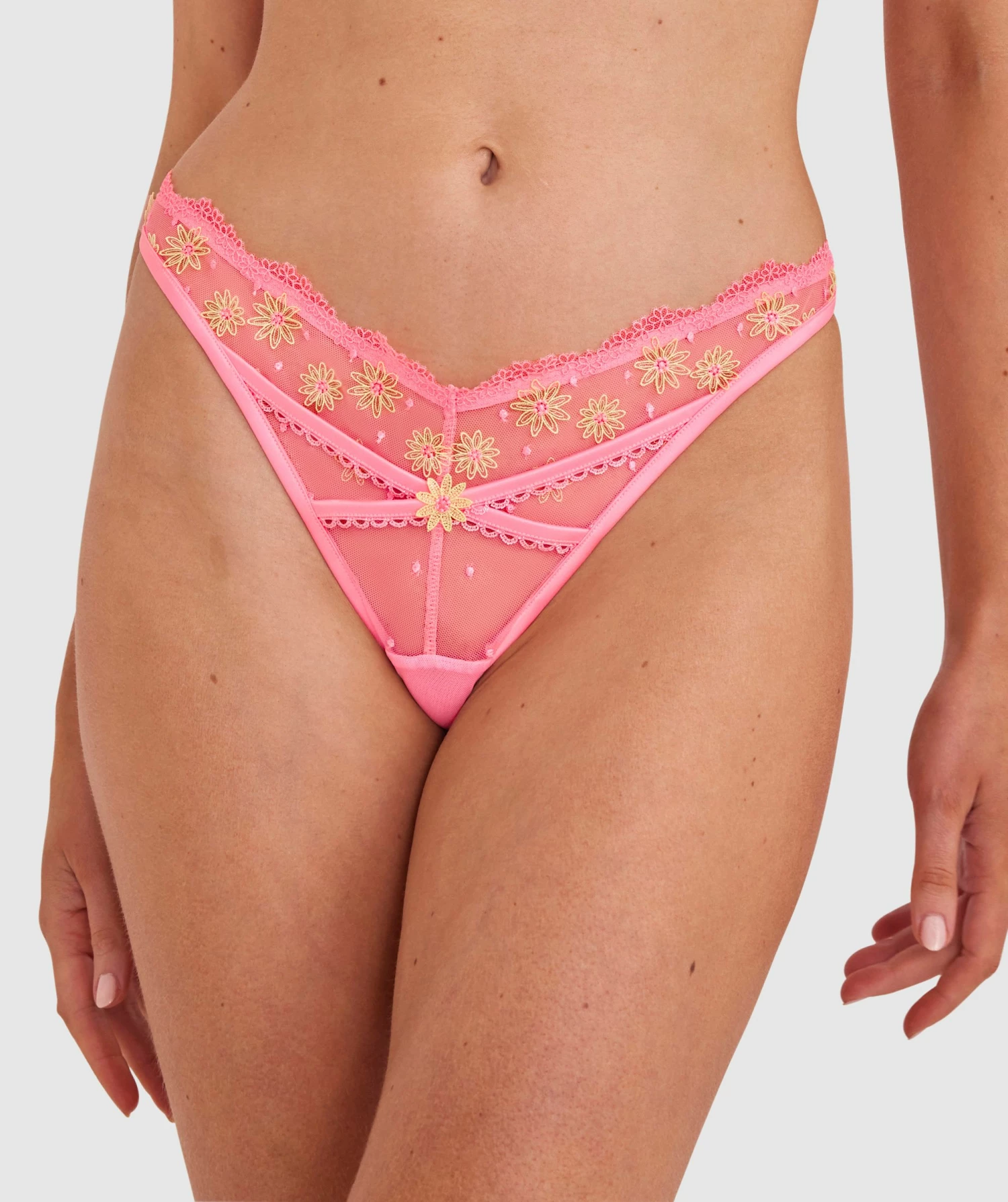 Enchanted Sweet Like Candy V String - Pink 1 Enchanted Sweet Like Candy V String - Pink