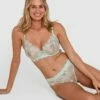 Enchanted Sweet Pea Underwire Bra - Mint Green