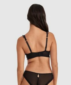 Enchanted Wilde Flower Underwire Bra - Black 9 Enchanted Wilde Flower Underwire Bra - Black -BRAS N THINGS Shop enchanted wilde flower underwire bra black 01422301 10