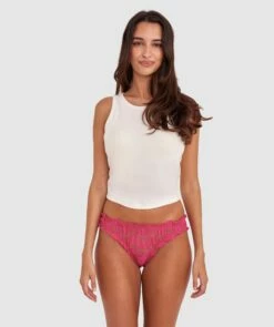 Eva Brazilian Knicker - Pink -BRAS N THINGS Shop eva brazilian knicker pink 01452402 3