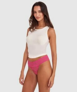 Eva V String - Pink -BRAS N THINGS Shop eva v string pink 01436401 4