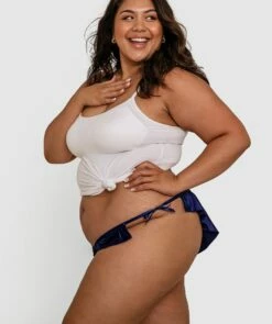 Eve Brazilian Knicker - Navy