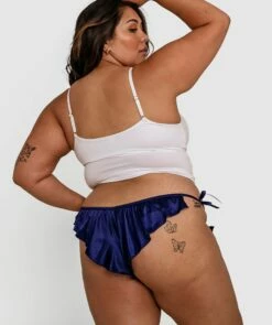 Eve Brazilian Knicker - Navy -BRAS N THINGS Shop eve brazilian knicker navy 01414101 3