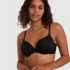 Everyday Luxe Contour Plunge Bra - Black