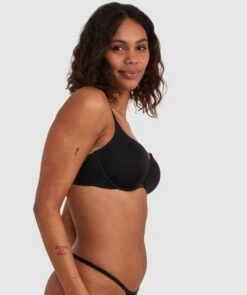 Everyday Luxe Contour Plunge Bra - Black -BRAS N THINGS Shop everyday luxe contour plunge bra black 01434001 18